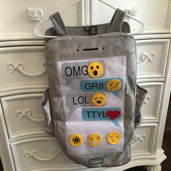 Other - Cell Phone Emoji Kids Halloween Costume